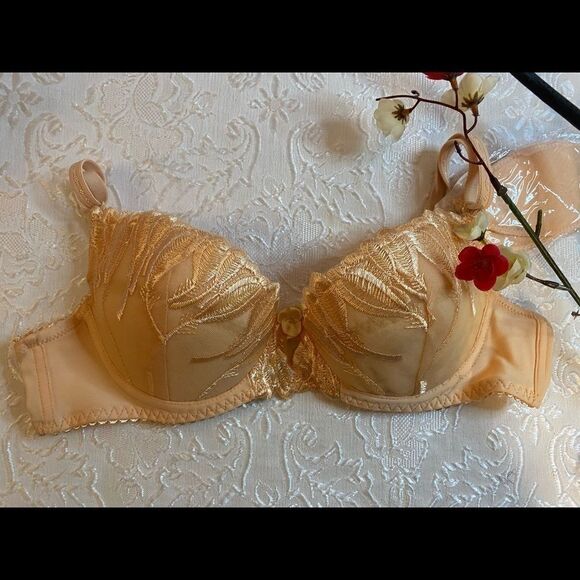 🎀Tiffany  full cup lace floral print Bras 36C… - Picture 3 of 10